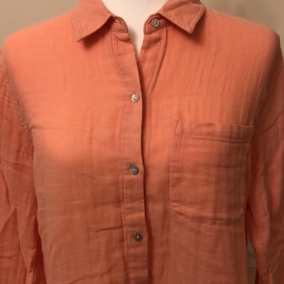 Rails Womens Ellis Top in Peach. Size Medium. EUC. - Picture 2 of 4